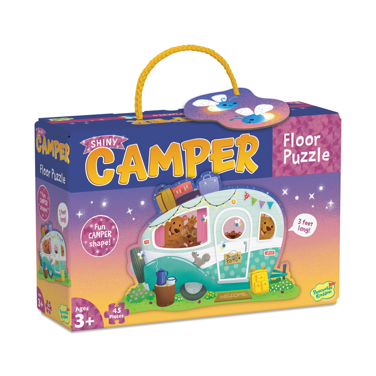 Puzzle de podea in forma de rulota, Camper floor puzzle fotografia produsului View 2 L