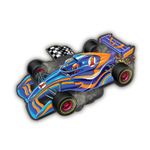 Puzzle de podea in forma de masina de curse, Racecar Floor Puzzle fotografia produsului View 4 S