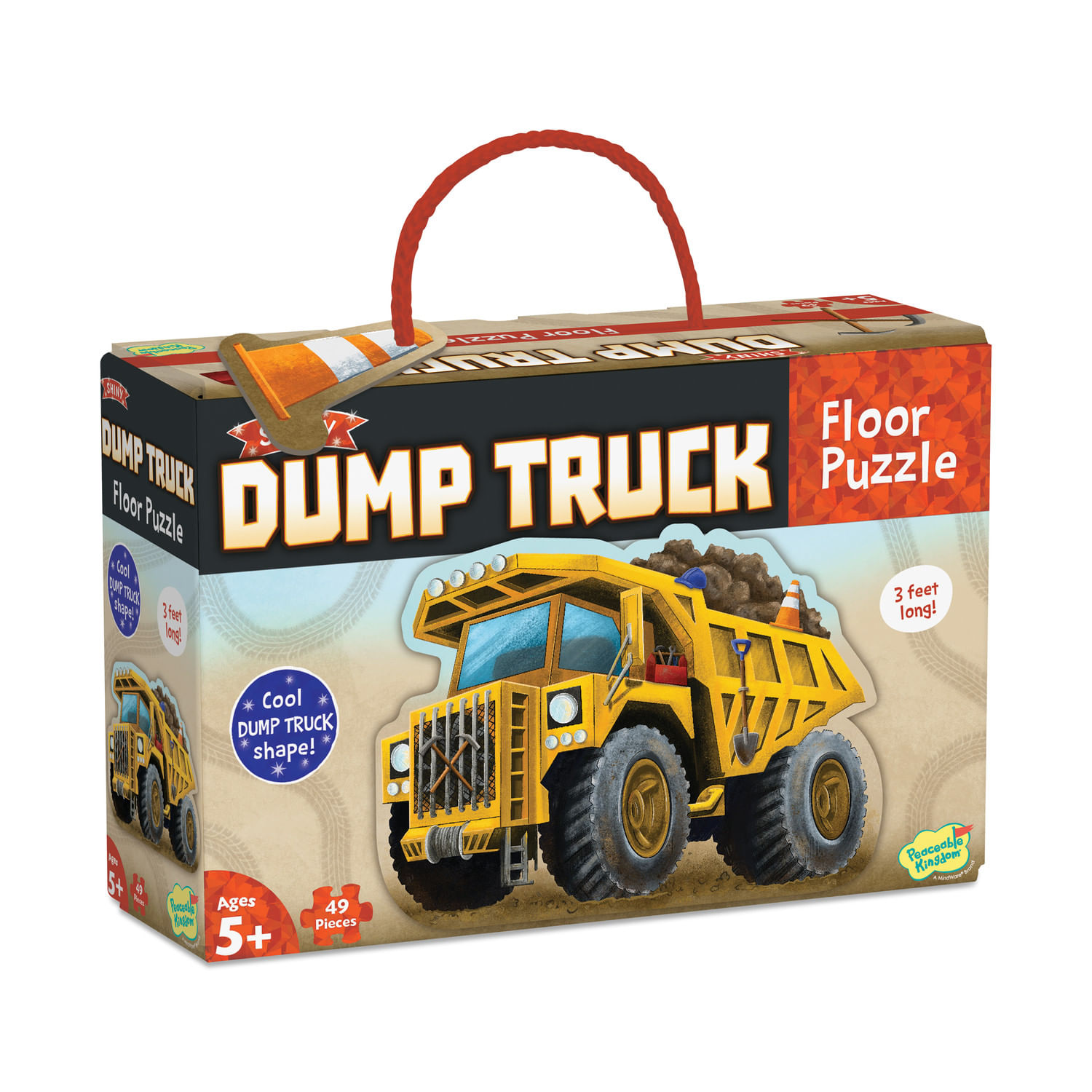 Puzzle de podea in forma de basculanta, Dump Truck Floor Puzzle fotografia produsului View 2 L