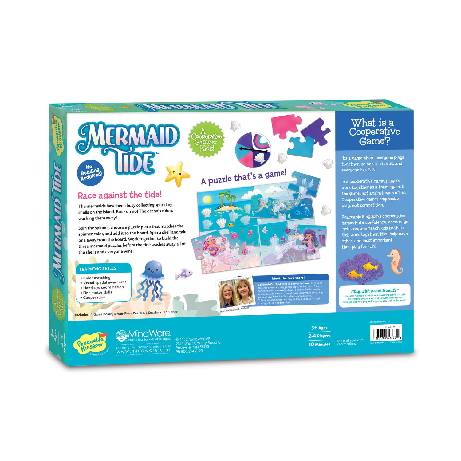 Joc de cooperare tip puzzle cu sirene, Mermaid Tide fotografia produsului View 2 L
