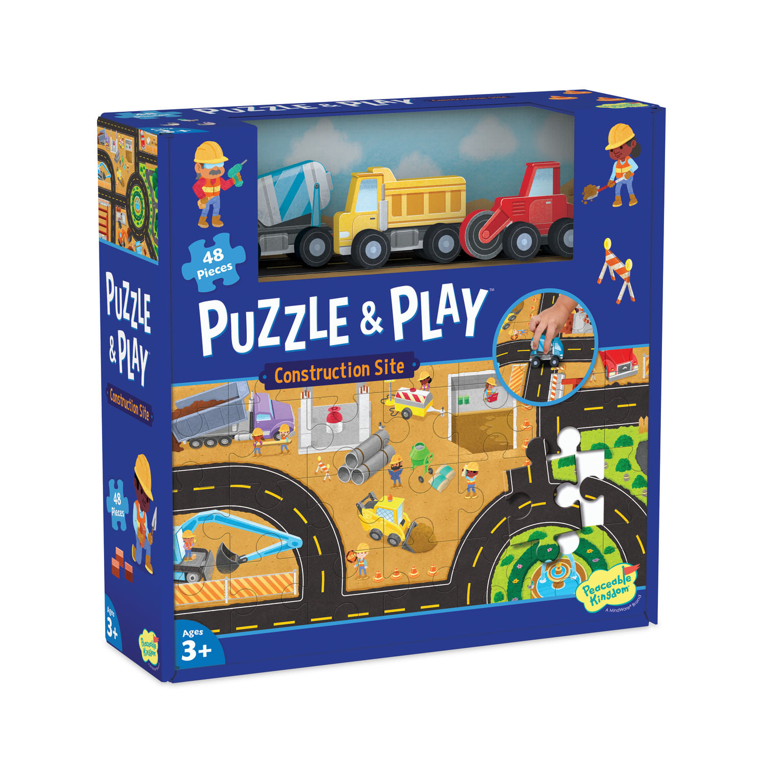Joc 2 in 1 Puzzle and play: Pe santier fotografia produsului