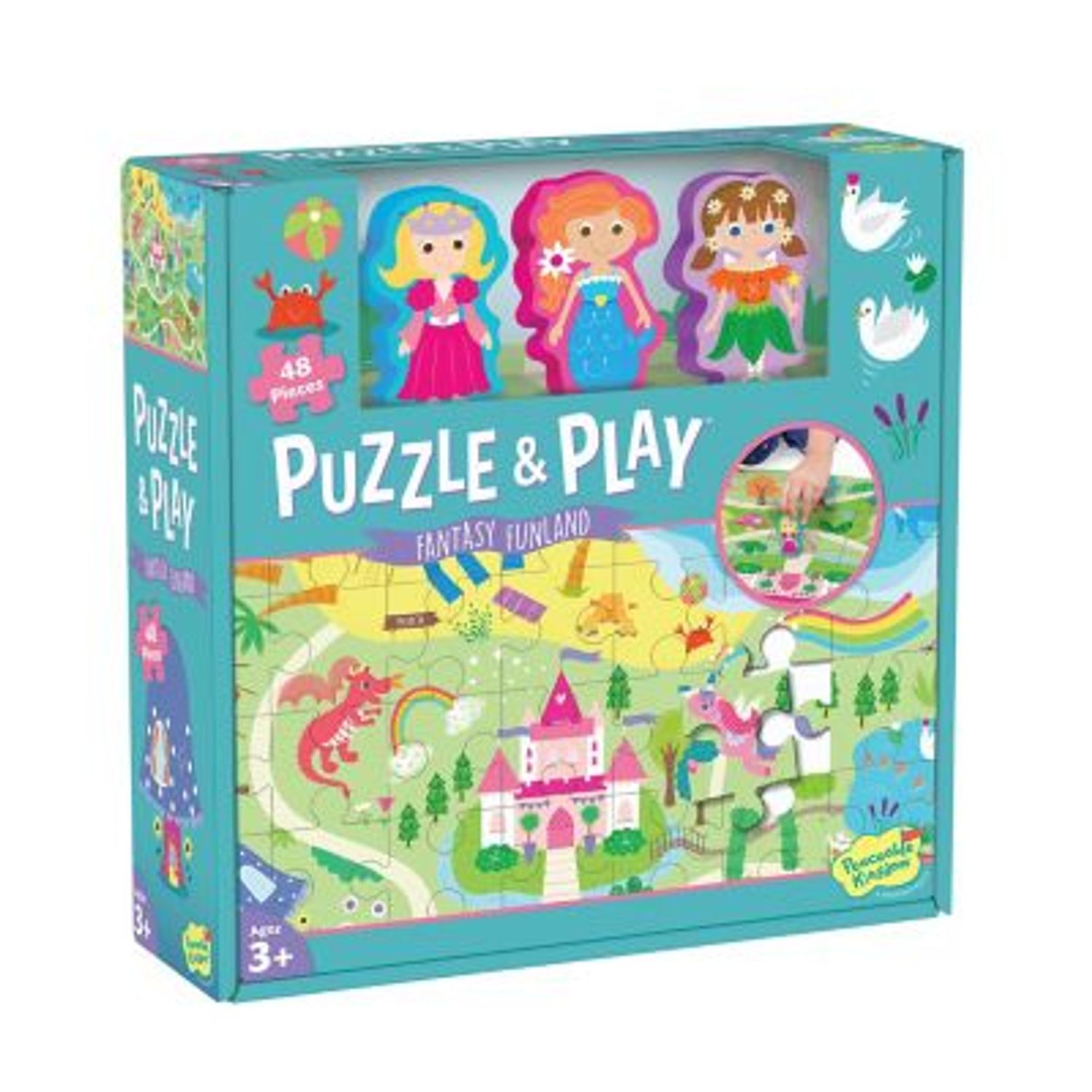 Joc 2 in 1 Puzzle and play: Taramul basmelor fotografia produsului