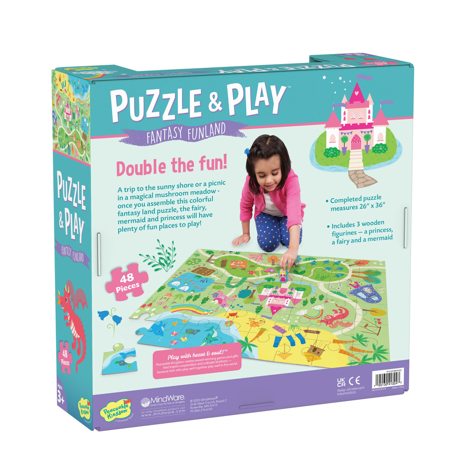 Joc 2 in 1 Puzzle and play: Taramul basmelor fotografia produsului View 2 L