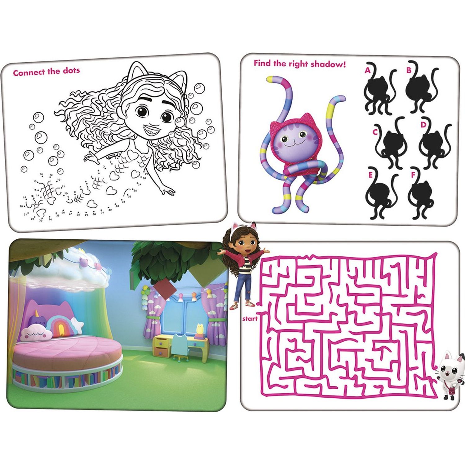 Super set abtibilduri Gabby s Dollhouse fotografia produsului View 2 L