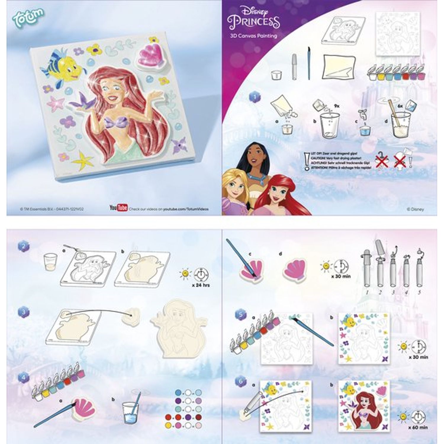 Set creativ pictura 3D Disney Princess fotografia produsului View 3 L