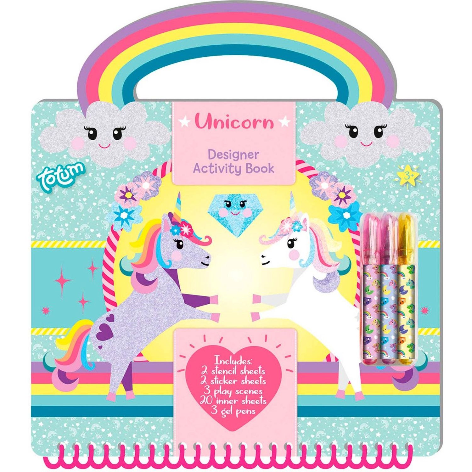 Carte cu activitati creative cu unicorni fotografia produsului