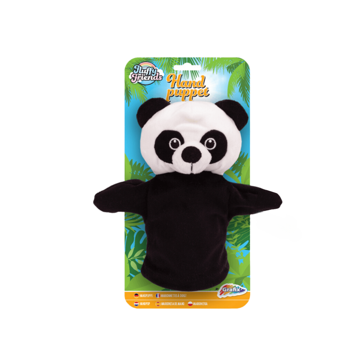 Papusa de mana - Ursulet panda fotografia produsului