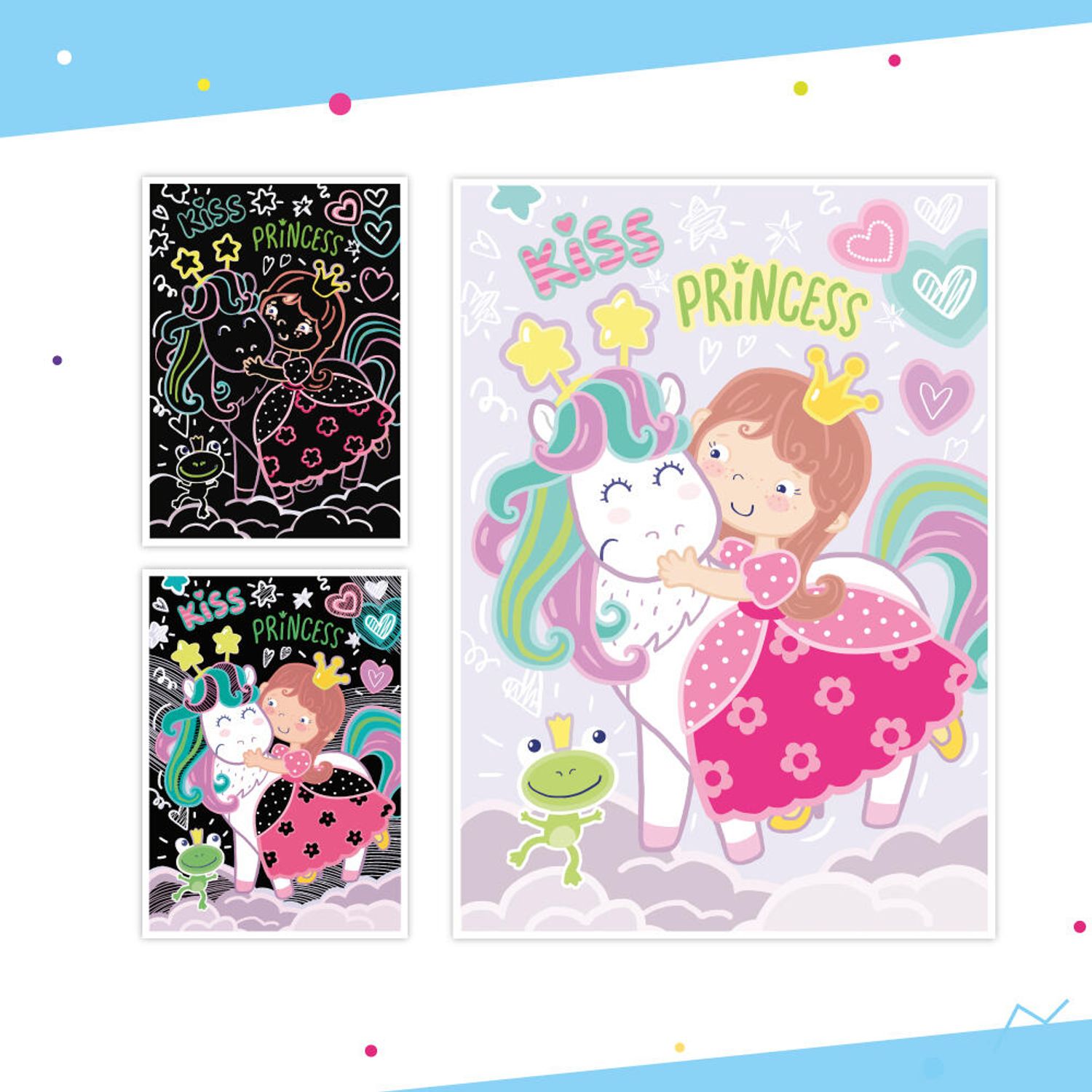 Joc creativ de razuit - Printesa fotografia produsului View 4 L