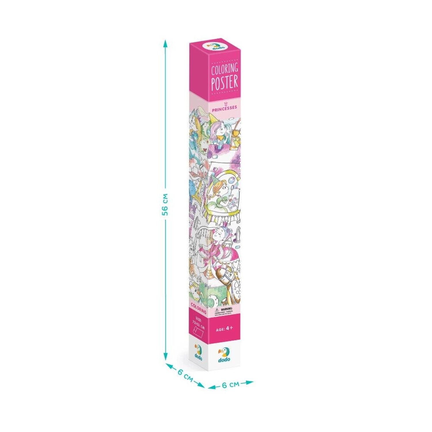 Poster de colorat - Aventurile printeselor fotografia produsului View 4 L