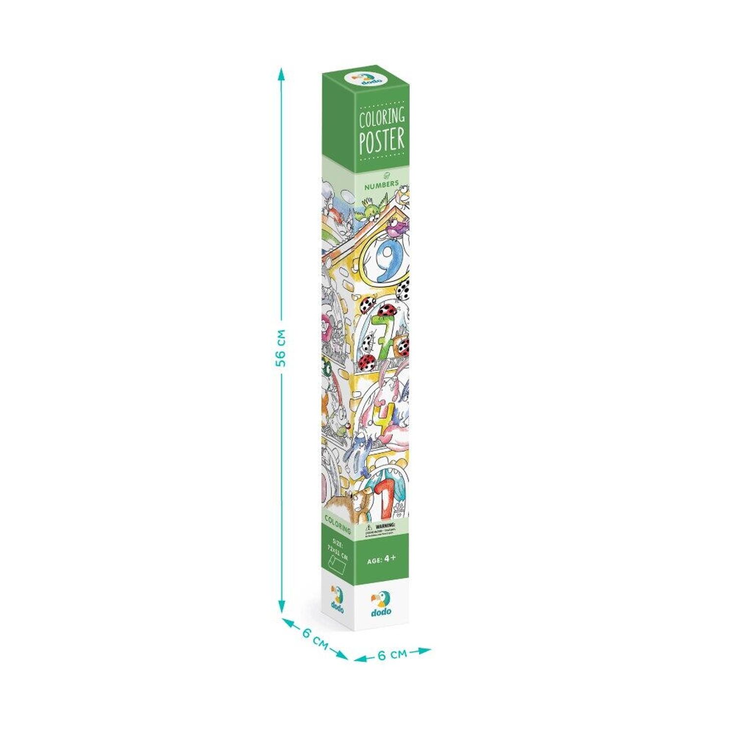 Poster de colorat - Numere fotografia produsului View 3 L