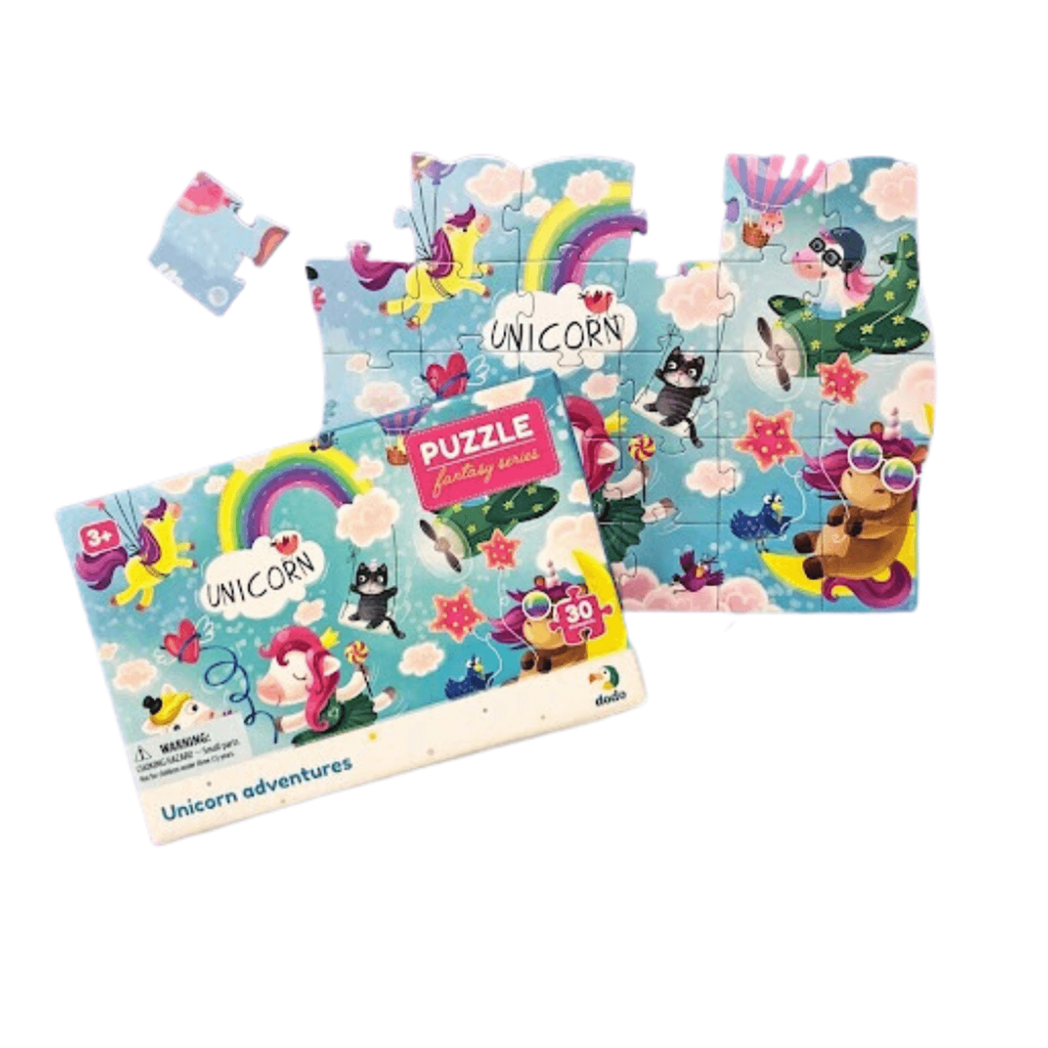 Puzzle - Aventurile magice ale unicornilor (30 piese) fotografia produsului View 2 L