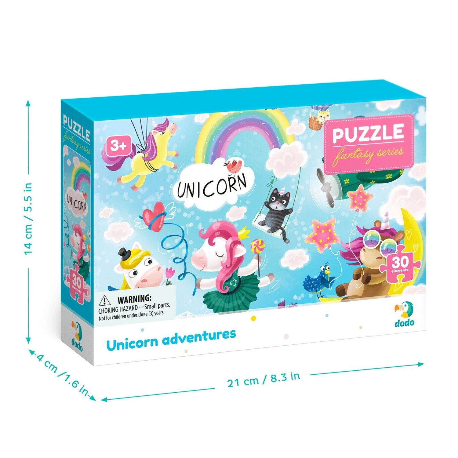 Puzzle - Aventurile magice ale unicornilor (30 piese) fotografia produsului View 4 L