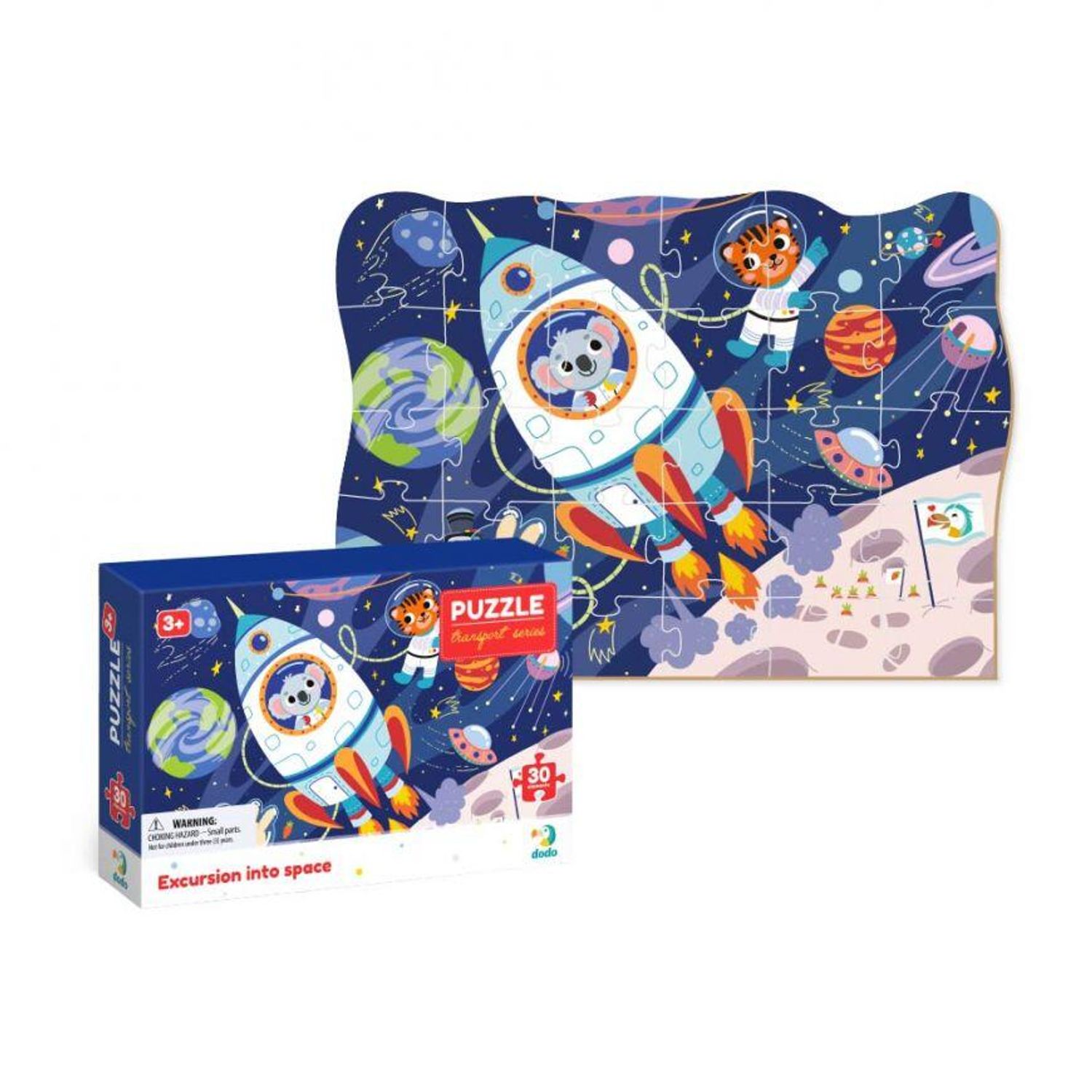 Puzzle - Calatorie prin spatiu (30 piese) fotografia produsului View 4 L