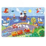 Puzzle - Descoperim vehiculele (18 piese) fotografia produsului
