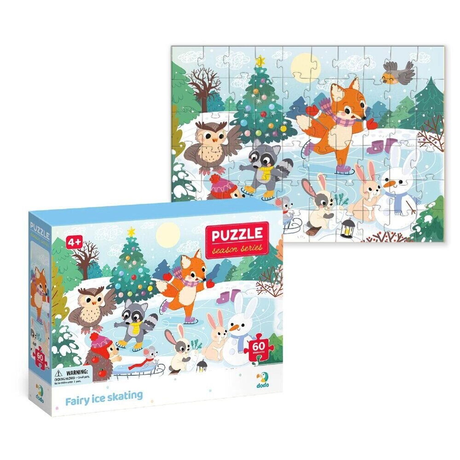 Puzzle - La patinoar (60 piese) fotografia produsului View 2 L