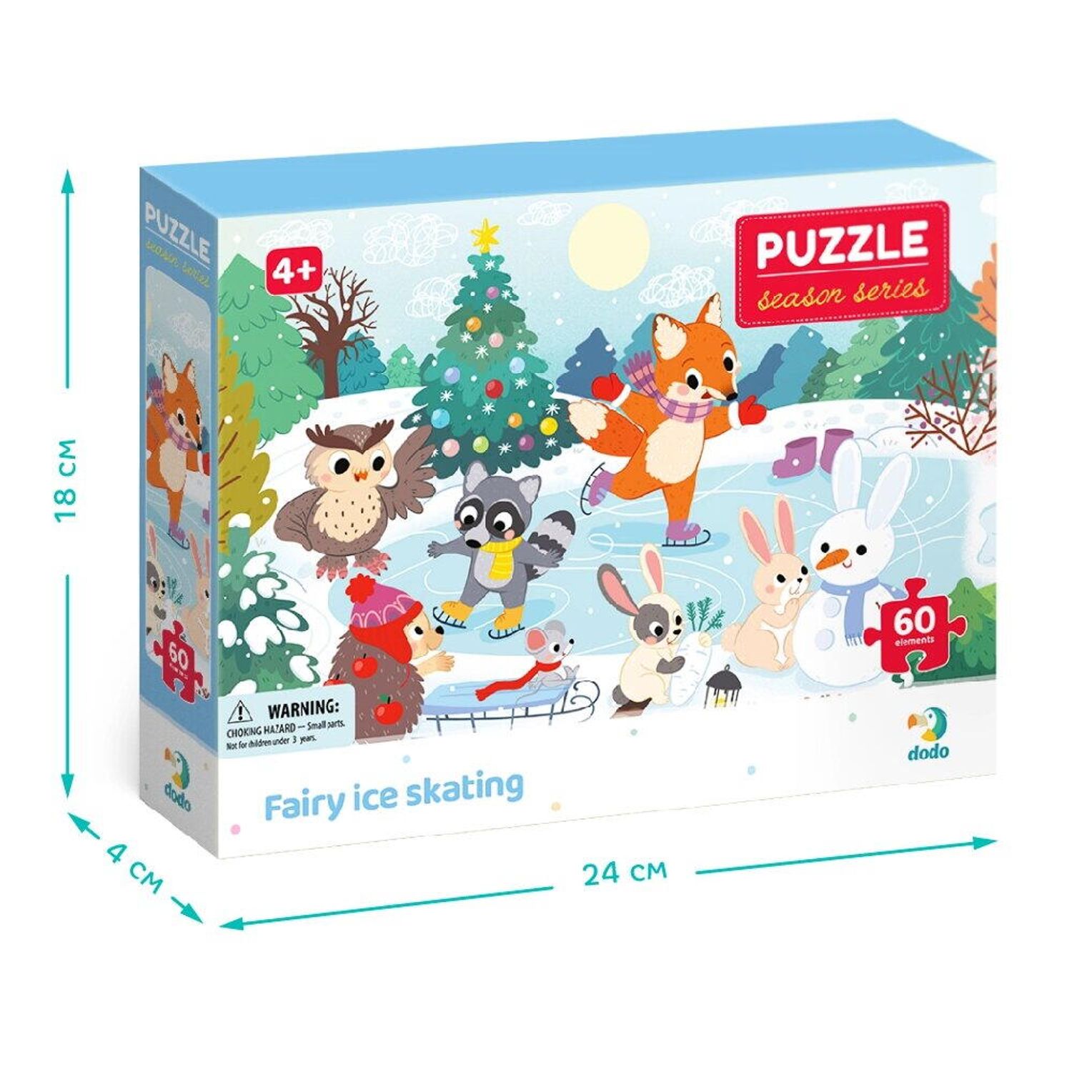 Puzzle - La patinoar (60 piese) fotografia produsului View 3 L