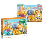 Puzzle - Minunatele animalute din Africa ( 60 piese) fotografia produsului View 2 S