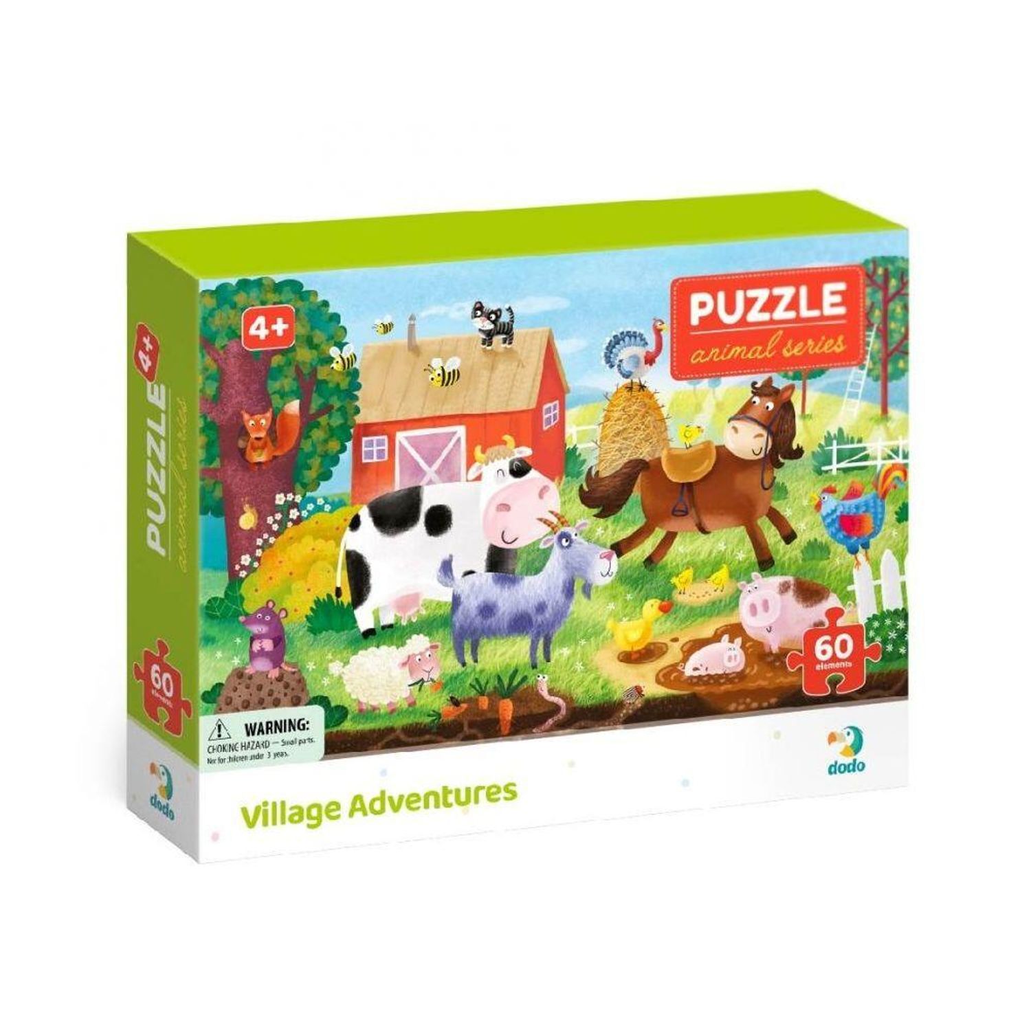 Puzzle - Peripetii la ferma (60 piese) fotografia produsului
