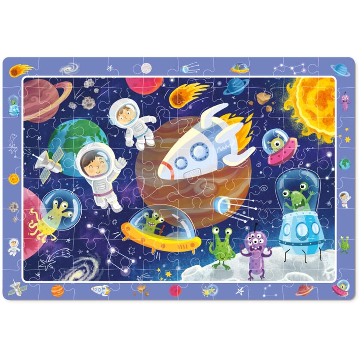 Puzzle - Spatiul cosmic ( 80 piese) fotografia produsului View 3 L