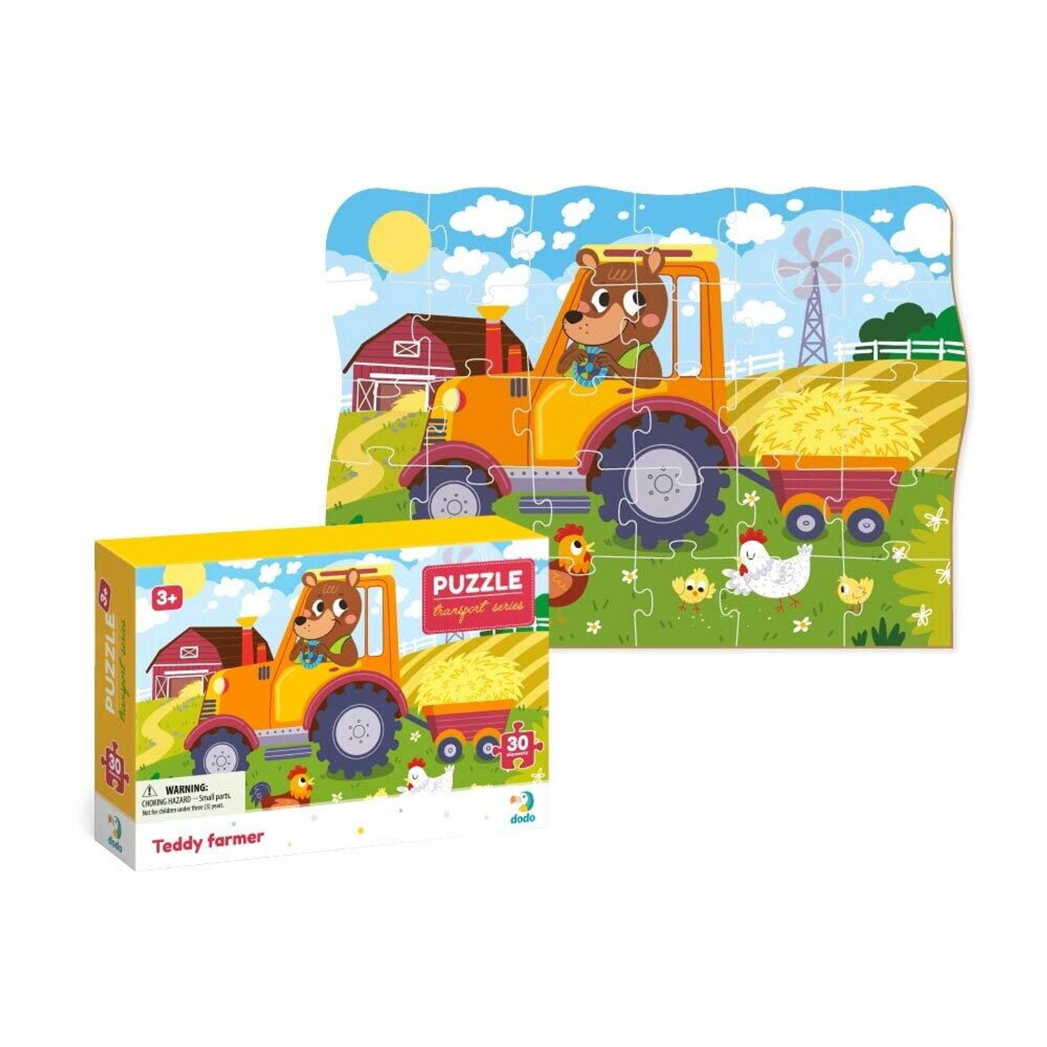 Puzzle - Ursuletul la ferma (30 piese) fotografia produsului View 2 L
