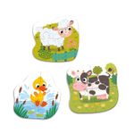 Puzzle 3 in 1  - Animalutele de la ferma (2,3,4 piese) fotografia produsului View 5 S