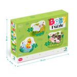 Puzzle 3 in 1  - Animalutele de la ferma (2,3,4 piese) fotografia produsului View 2 S