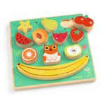 Puzzle si joc de echilibru fructe, Djeco fotografia produsului View 4 S