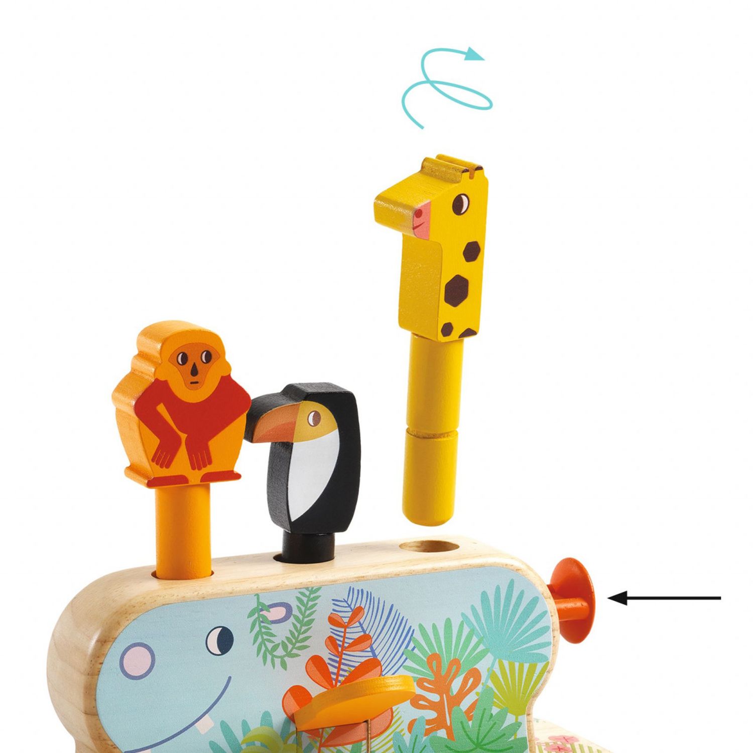 Jucarie pop-up multi activity, Djeco fotografia produsului View 3 L