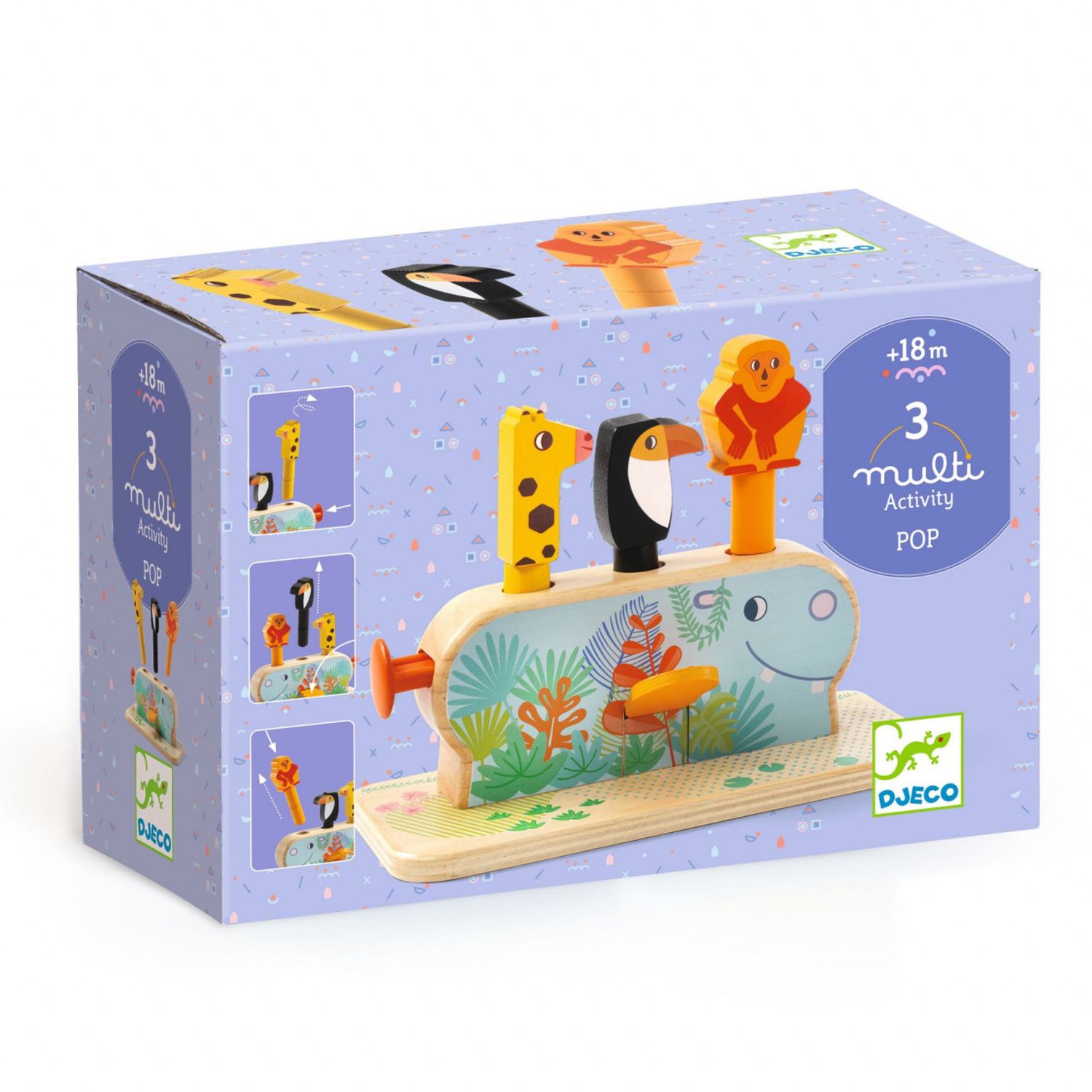 Jucarie pop-up multi activity, Djeco fotografia produsului