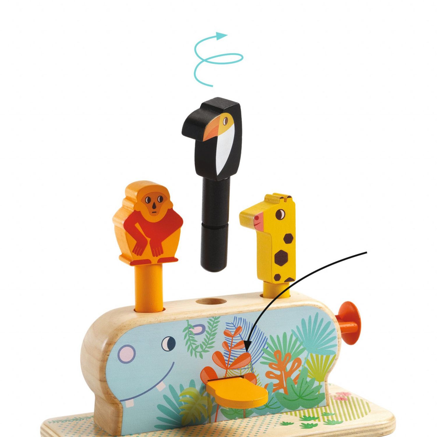 Jucarie pop-up multi activity, Djeco fotografia produsului View 2 L