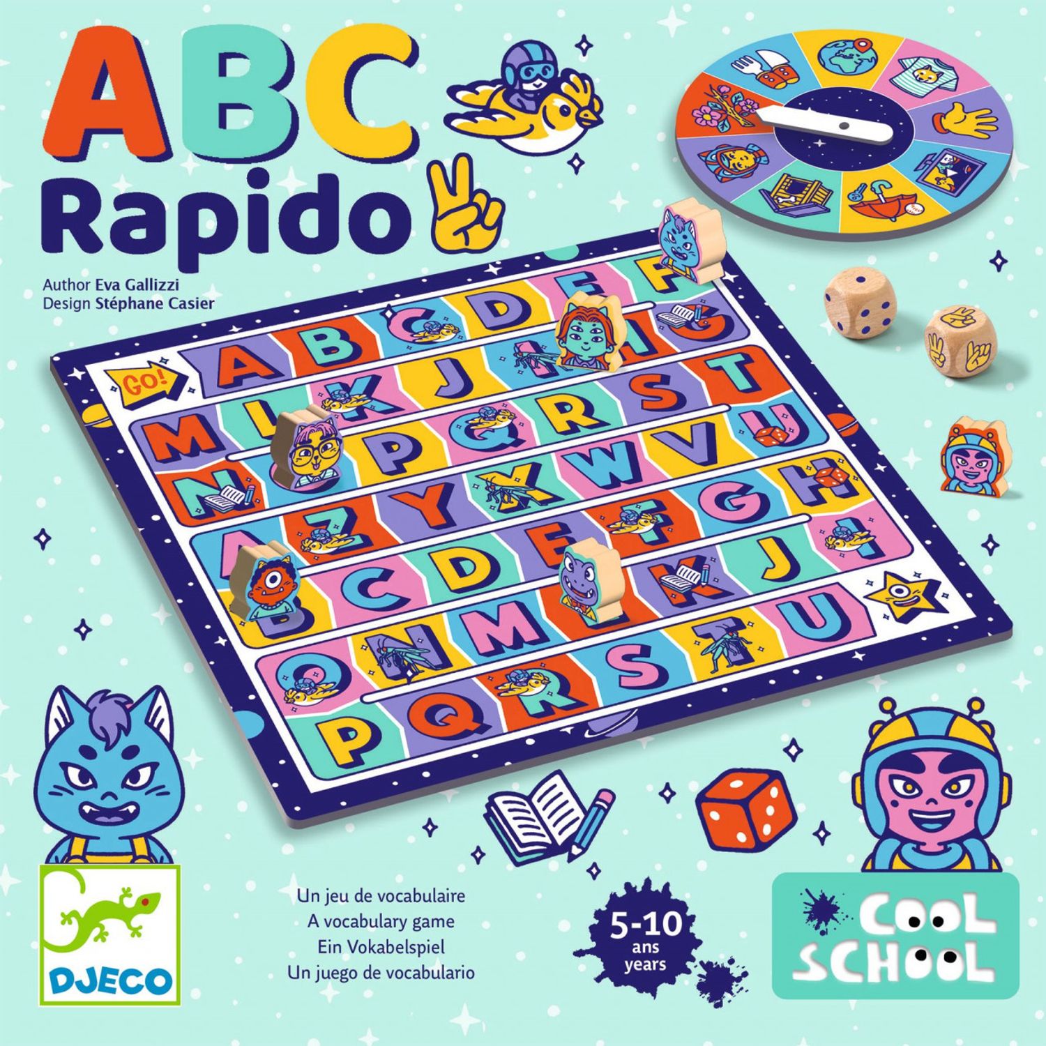 Joc ABC Rapido, Djeco fotografia produsului View 2 L