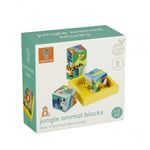 Cuburi cu animale din jungla, Orange Tree Toys fotografia produsului