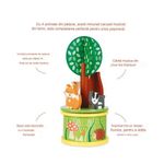 Carusel muzical cu animale de padure, Orange Tree Toys fotografia produsului View 3 S