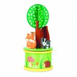 Carusel muzical cu animale de padure, Orange Tree Toys fotografia produsului View 2 S
