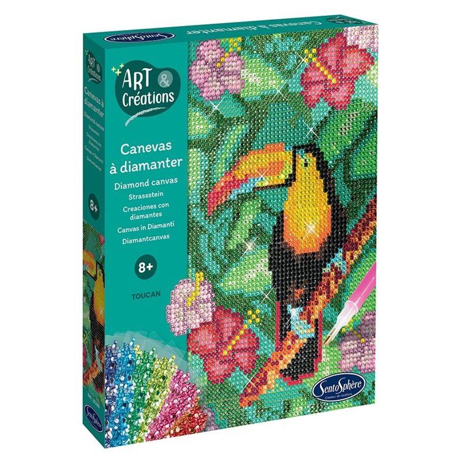 Kit Creativ Diamante Tucan fotografia produsului