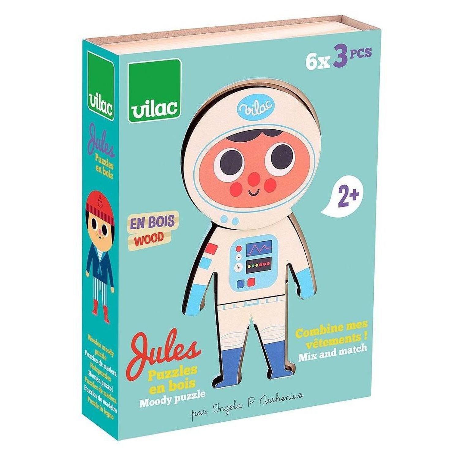 Puzzle din lemn Jules fotografia produsului