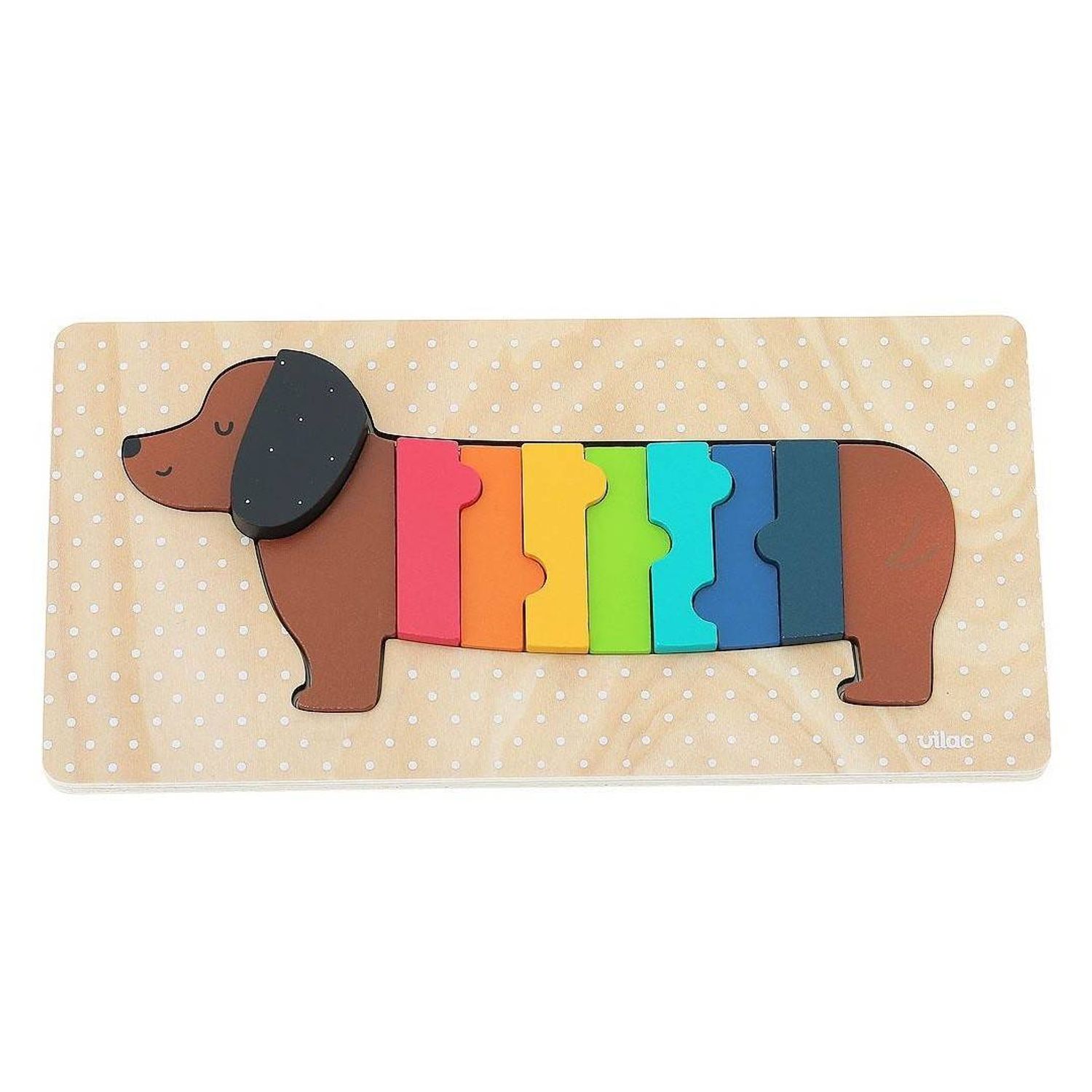 Puzzle din lemn Catelus fotografia produsului