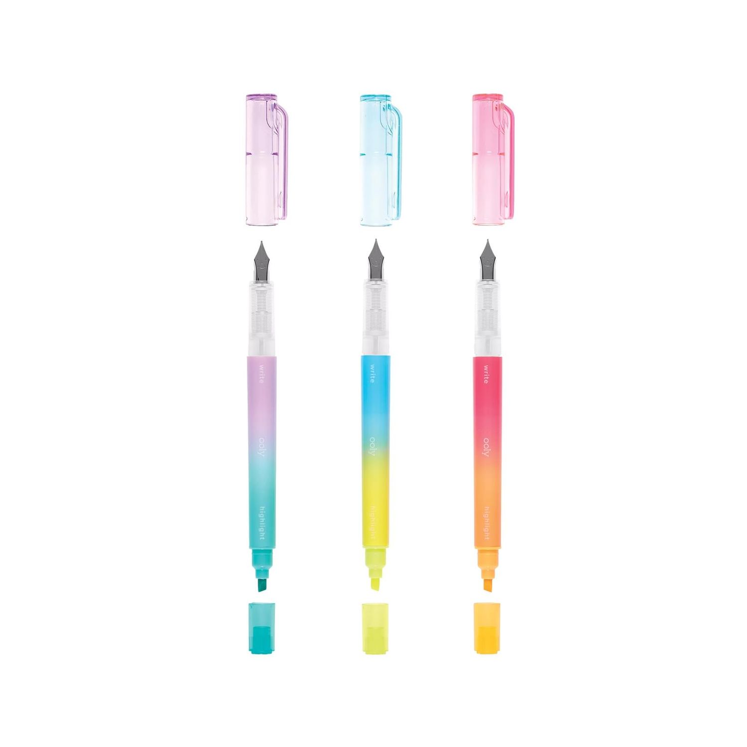 Stilouri duble 2 in 1 cu marker, Writer s Duo - set de 3 fotografia produsului View 2 L