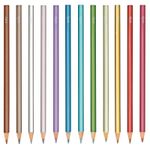 Creioane colorate metalice Modern - Set de 12 fotografia produsului View 5 S