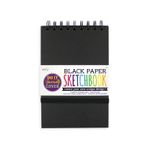 Caiet schite A5 hartie neagra, 75 file, 110 gr mp , coperta DIY fotografia produsului