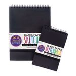 Caiet schite A5 hartie neagra, 75 file, 110 gr mp , coperta DIY fotografia produsului View 2 S