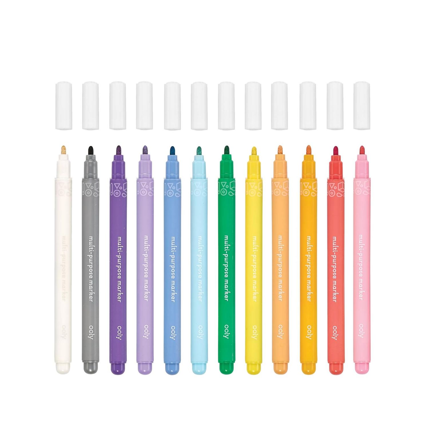 Carioci cu vopsea multifunctionale Marvelous - Set de 12 fotografia produsului View 2 L