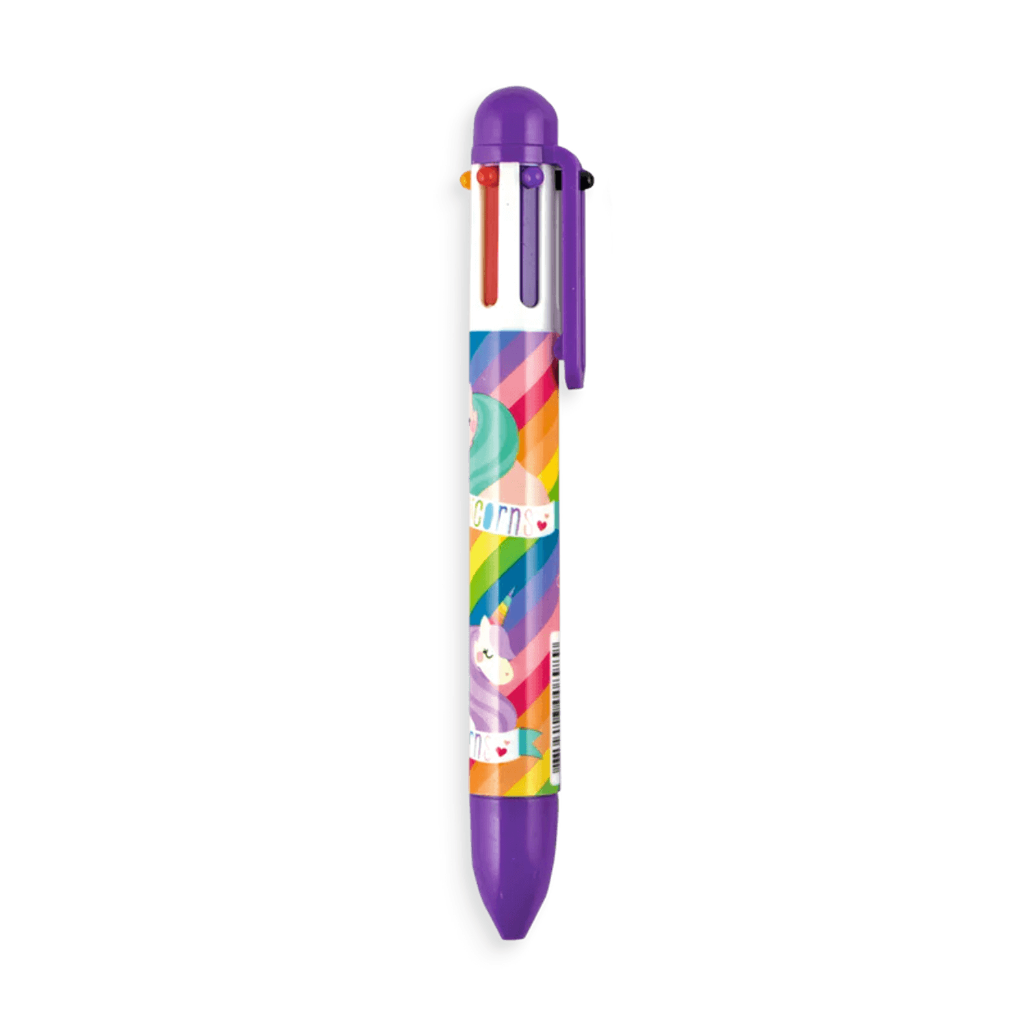 Pix multicolor cu 6 culori si mecanism retractabil Unicorni fotografia produsului