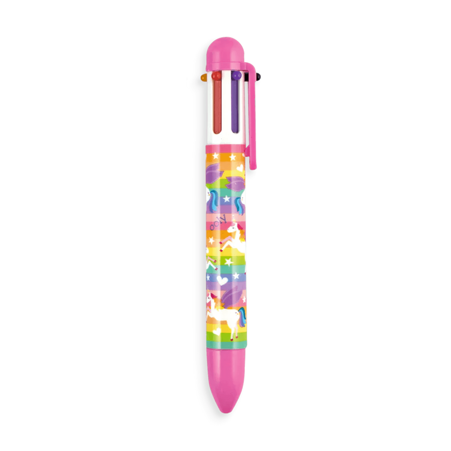 Pix multicolor cu 6 culori si mecanism retractabil Unicorni fotografia produsului View 2 L
