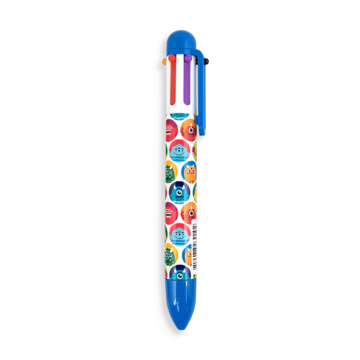 Pix multicolor cu 6 culori si mecanism retractabil Monstruleti fotografia produsului View 3 L