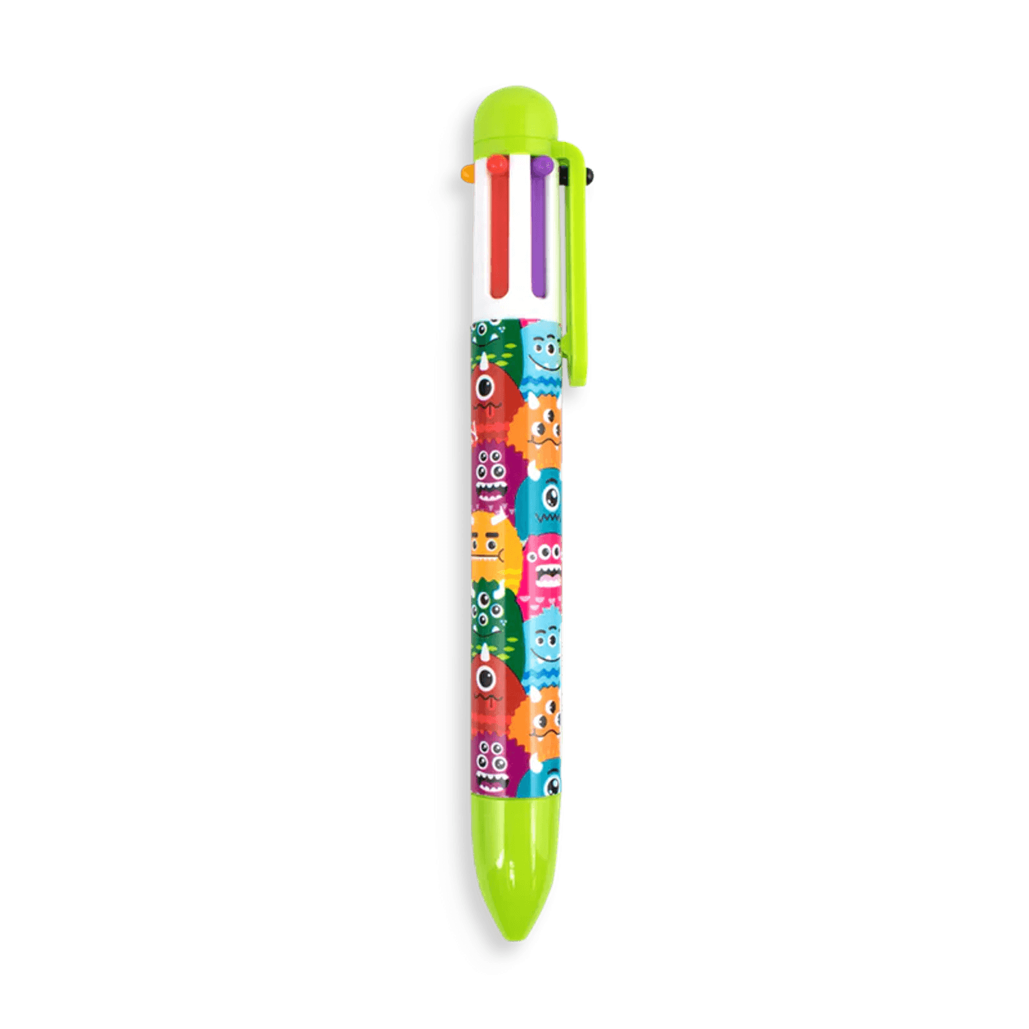 Pix multicolor cu 6 culori si mecanism retractabil Monstruleti fotografia produsului View 5 L
