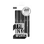 Markere negre The Ink Works - Set de 5 dimensiuni diferite fotografia produsului