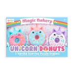Radiere parfumate Unicorn Donuts - Set de 3 fotografia produsului