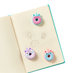 Radiere parfumate Unicorn Donuts - Set de 3 fotografia produsului View 4 S