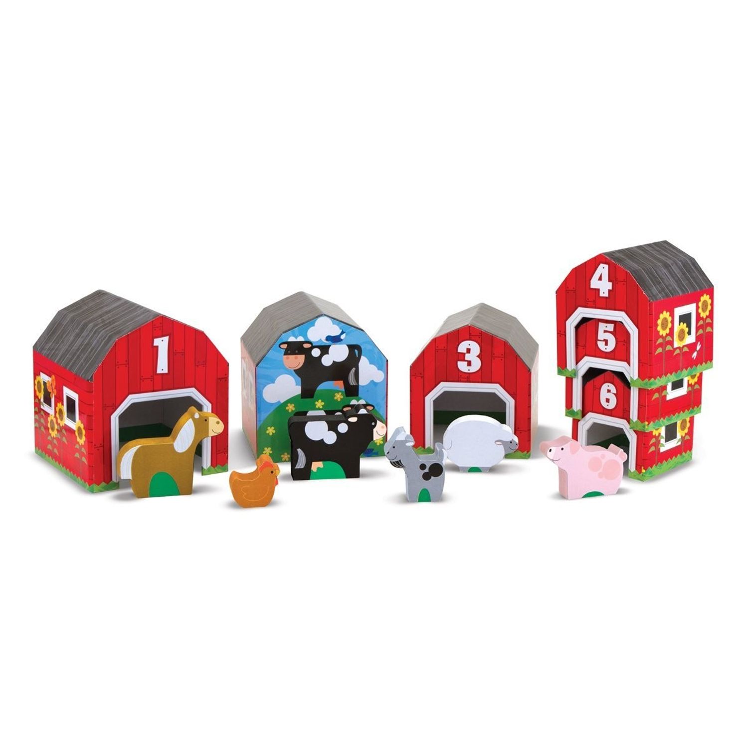 Sortator de forme Casuta cu animale Melissa and Doug fotografia produsului